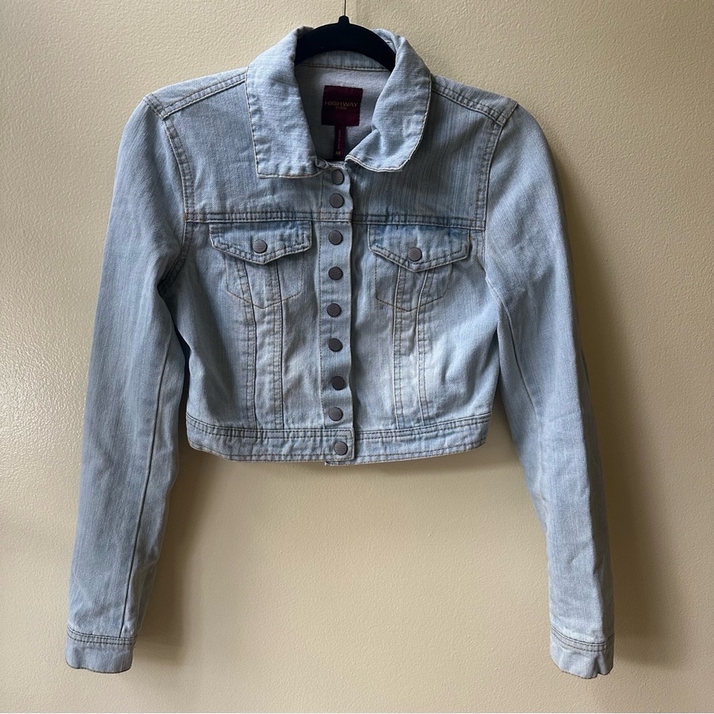 Highway Jeans Light Wash Denim Jacket 100% Cotton (Sz M [runs small])